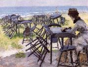 William Merrit Chase End of the Season oil painting on canvas